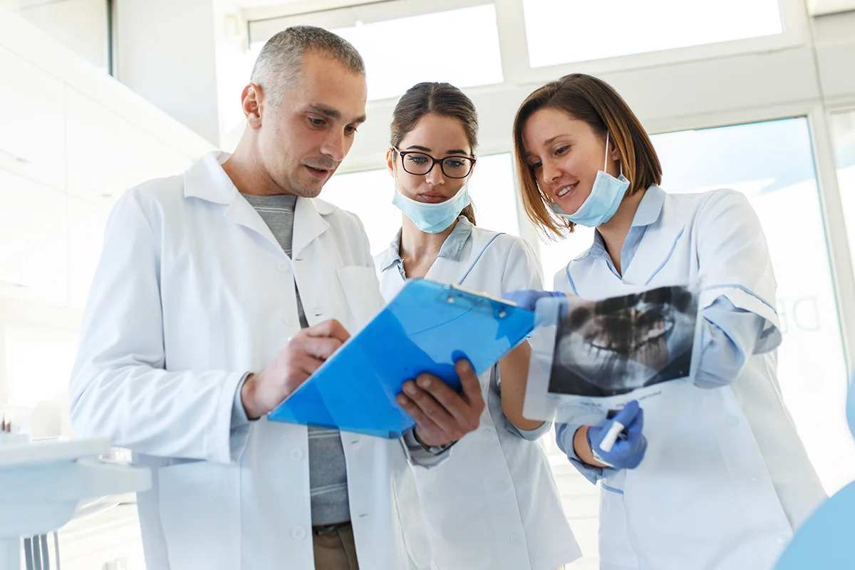 Staff In Dental Office