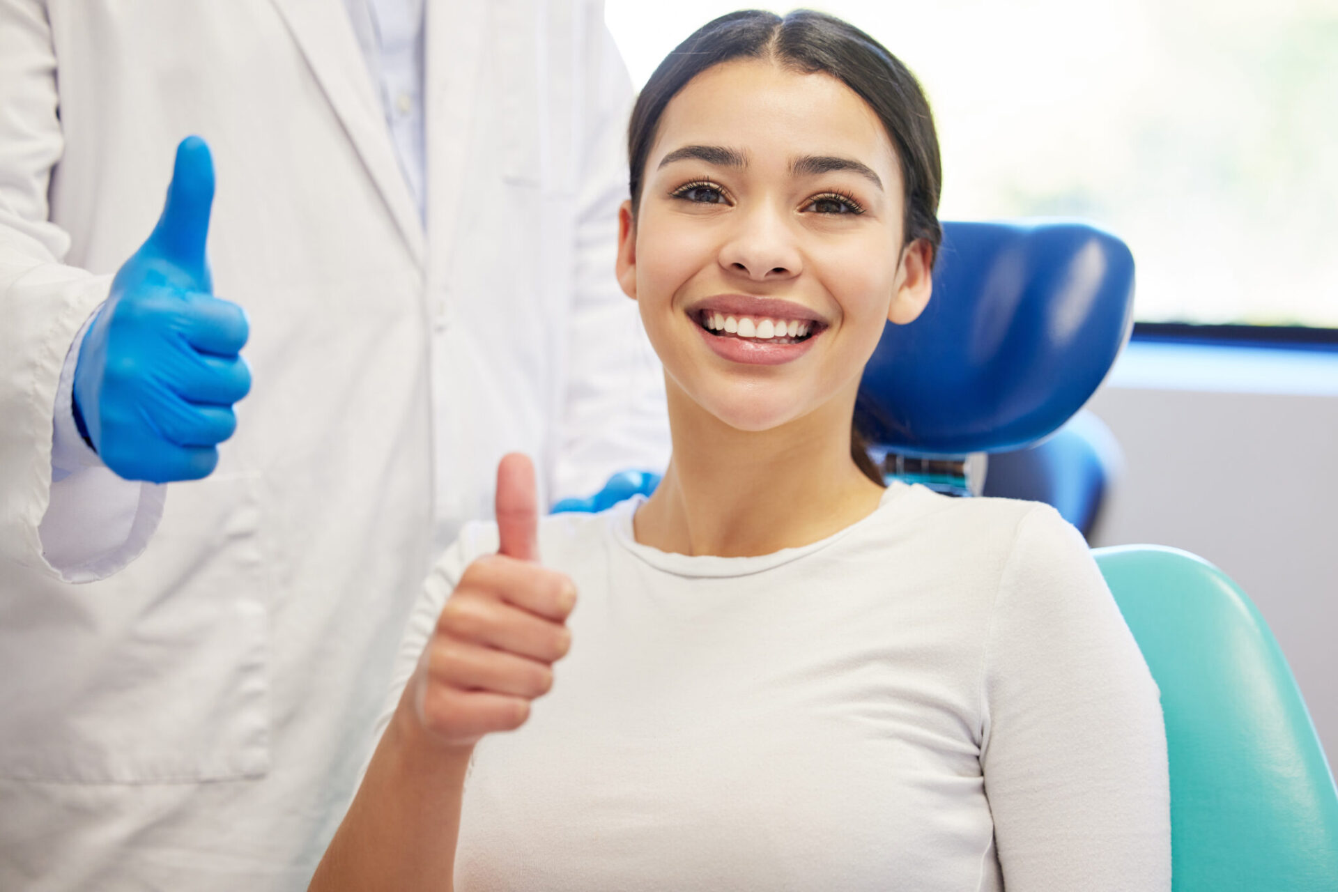 Happy Patient With Smile Makeover